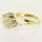 Gorgeous Ladies 10K Yellow Gold Vintage Estate Diamond Anniversary Ring