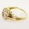 Ravishing 10K Yellow Gold Vintage Estate Ladies Round Diamond Cluster Ring