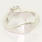 Spectacular Ladies 18K White Gold Art Deco 0.30ct Emerald Diamond Solitaire Ring
