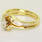 Spectacular Ladies Vintage 14K Yellow Gold Diamond Engagement Ring Set 