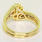 Spectacular Ladies Vintage 14K Yellow Gold Diamond Engagement Ring Set 