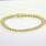 Beautiful Ladies 14K Yellow Gold Diamond Twist Link Tennis Bracelet Jewlery