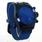 Handsome Brera Orologi Men's Eterno Chrono Tonal Blue IP Watch Rubber Strap