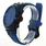 Handsome Brera Orologi Men's Eterno Chrono Tonal Blue IP Watch Rubber Strap