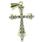 Dazzling Ladies Vintage 14K Yellow Gold Round Diamond Cross Pendant Jewelry 