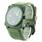 Bell & Ross BR03942 Aviation Military Cermaic Green  Men's Watch Rubber Band 