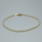 Classic Ladies Estate 10K Yellow Gold White Pearl Strand 7" Bracelet