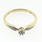 Charming Ladies 10K Yellow Gold Round Diamond Ring