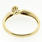 Charming Ladies 10K Yellow Gold Round Diamond Ring