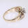 Breathtaking Estate Vintage 14k Yellow Gold Engagement Diamond Wedding Ring