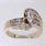 Breathtaking Estate Vintage 14k Yellow Gold Engagement Diamond Wedding Ring