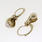  White Pearl 14k Yellow Gold Drop Earrings Jewelry