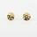 Stunning REL Jewelers 18K Yellow Gold Round Diamond Dangling Flower Earring Pair