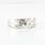 Dazzling Ladies Vintage 14K White Gold Round Baguette Diamond Engagement Ring