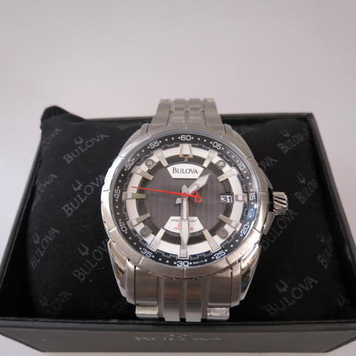 Men's Bulova 96B172 Campton Analog Stainless Steel Sporty Dress 