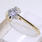 Classic Ladies 14k Yellow Gold Solitaire Diamond Engagement Ring Jewelry