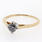 Classic Ladies 14k Yellow Gold Solitaire Diamond Engagement Ring Jewelry