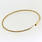 Dazzling Ladies 18k White and Yellow Gold Bangle Bracelet Jewelry