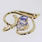 Amazing Yellow gold 10k Amethyst & Diamond Heart Ladies Pendant