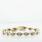 Lovely Vintage 14K Yellow Gold X's O's Diamond Tennis Bracelet