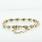 Lovely Vintage 14K Yellow Gold X's O's Diamond Tennis Bracelet