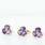 SJ Lau 14K Yellow Gold Amethyst Diamond Flower Petal Earring Ring Set