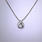 Classic Ladies 14K White Gold Diamond Pendant and Chain Jewelry