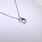 Classic Ladies 14K White Gold Diamond Pendant and Chain Jewelry