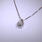 Classic Ladies 14K White Gold Diamond Pendant and Chain Jewelry