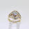 Mesmerizing 14K Yellow Gold Diamond Wedding Set Jewelry