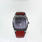 Zodiac Quartz Swiss Made Ambassadeur White Diamond Red Alligator Wrist Watch ZO4300