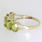 Charming Ladies 10K Yellow Gold Peridot Ring Jewelry