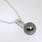 Lustrous Ladies 14k White Gold Tahitian Cultured Pearl and Diamond Pendant and Chain Jewelry