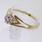 Charming Ladies 14K Yellow Gold Diamond Engagement Ring Jewelry