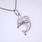 Delightful Ladies 18K White Gold Dolphin Pendant and Chain Jewelry