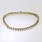 Classic Ladies 10K Yellow Gold Diamond Tennis Bracelet Jewelry