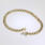 Classic Ladies 10K Yellow Gold Diamond Tennis Bracelet Jewelry