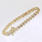 Classic Ladies 10K Yellow Gold Diamond Tennis Bracelet Jewelry