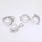 Gorgeous White Gold 14K Vintage Pearl Diamonds Ladies Set 