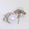 Gorgeous White Gold 14K Vintage Pearl Diamonds Ladies Set 