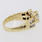 Mesmerizing Ladies 14K Yellow Gold Diamond Ring Jewelry