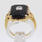 Heirloom-Quality Ladies 10K Yellow Gold Tourmaline and Diamond Ring Jewelry