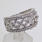 Scintillating Ladies 14K White Gold Diamond Right Hand Ring Jewelry