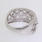 Scintillating Ladies 14K White Gold Diamond Right Hand Ring Jewelry