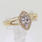 Stunning Ladies 14K Yellow Gold Diamond Right Hand Ring Jewelry