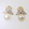 Lustrous Ladies 10K White Gold Cultured Freshwater Pearl Set Jewelry