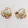 Charming Ladies 10K Black Hills Gold Pearl Earrings Jewelry