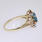 Delightful Ladies 10K Yellow Gold Right Hand Ring Jewelry