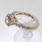 Scintillating Ladies 10K Yellow Gold CZ Ring Jewelry