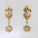 Divine Ladies 14K Yellow Gold Diamond Drop Earrings Jewelry